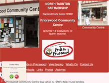 Tablet Screenshot of priorswoodcommunitycentre.co.uk